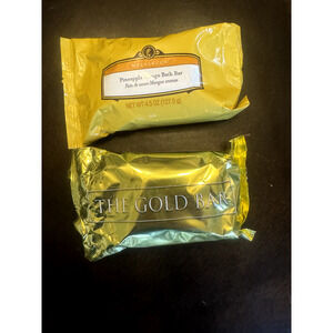Melaleuca The Gold Bar, Exfoliating, Pineapple Mango Bath Bar, Soaps Set of 2